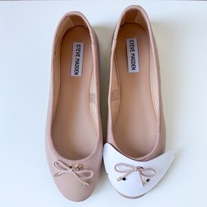 NWOB Steve Madden Blossoms Blush Patent Ballet Flats 10 Balletcore Coquette